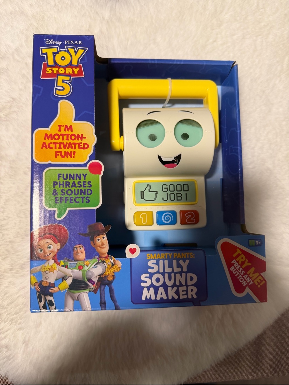 Toy Story 5 Smarty Pants Silly Sound Maker – Yellow & White